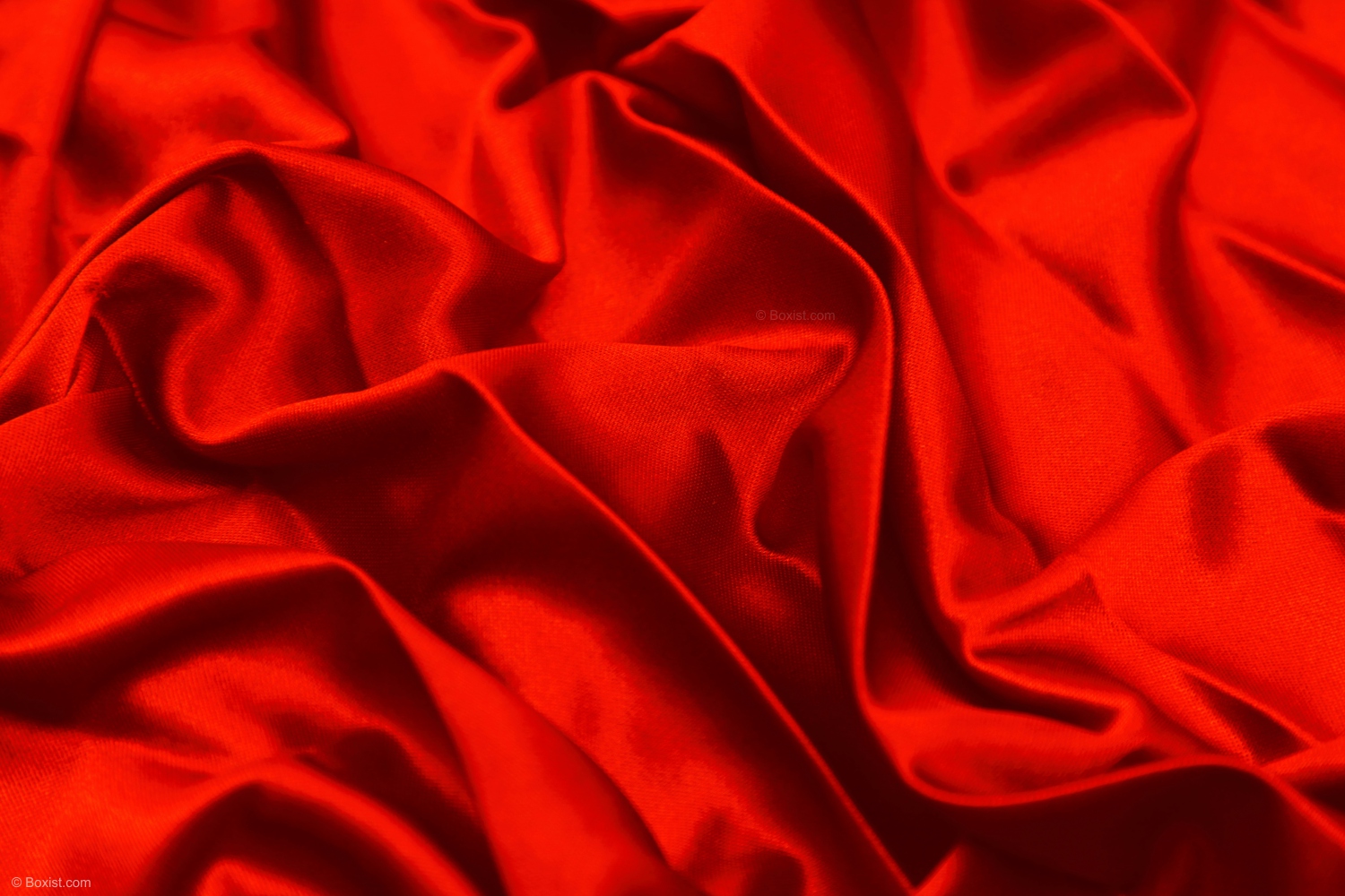 Red Silk Fabric Texture and Background